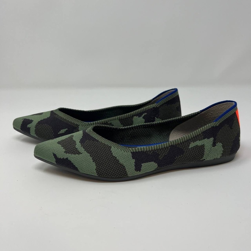 Rothy's The Point Women's Flats Size 6.5 Camo NWOT - Picture 4 of 9